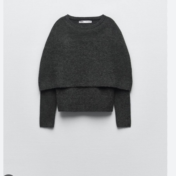 ZARA GREY SWEATER - Picture 4 of 6